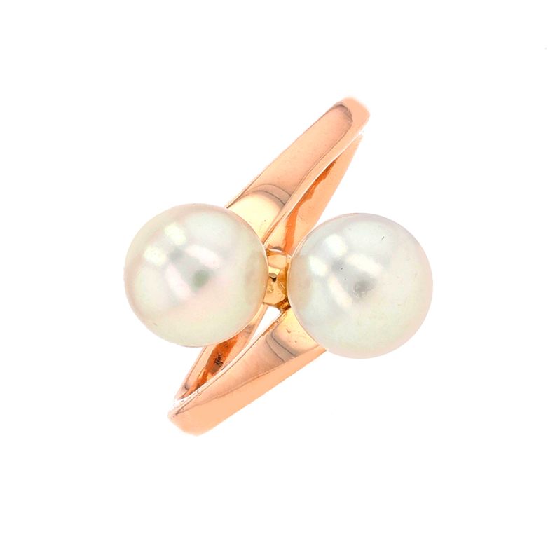 Acheter Bague Toi & Moi perles or jaune 4.17g Comme neuf - 800,00 € Bague Toi & Moi perles or jaune 4.17g Comme neuf - reconditionné disponible sur Gemme Les Bijoux